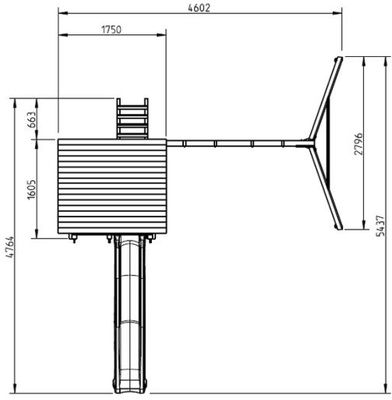Parque Infantil Beach Hut XL con Columpio Doble